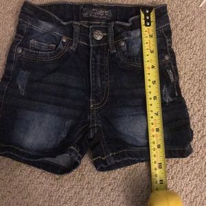 Silver jean lacy shorts like new